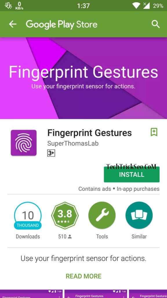 how to unlock fingerprint lock android