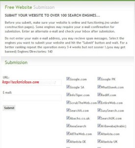 Free Website Submitter
