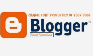How to Change Font Properties Of A Blogger Blog logo
