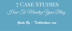 seven case studies Monetize Your Blog Effectively & Make Money Blogging