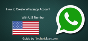 create whatsapp account with us number