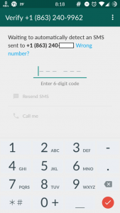 whatsapp account with US fake numbers