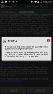 how to install busybox non root