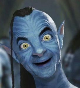 Funny-Avatar-Mr-Bean-Smiling-Photoshop-Image