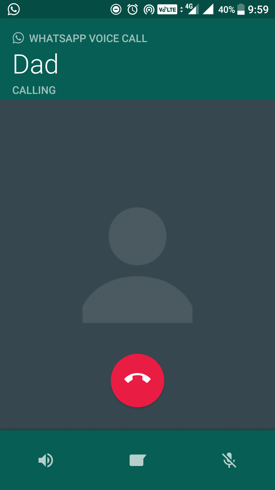 whatsapp video call not connecting