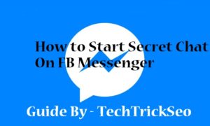 how to start secret conversation on facebook messenger