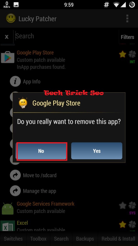 lucky patcher system app remove