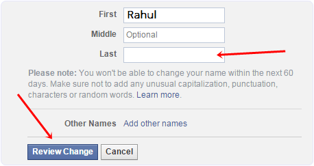 How To Change Name In Facebook Without Surname In Iphone Fbkos
