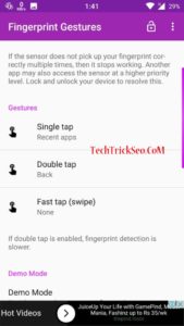 nlock phone with fingerprint android