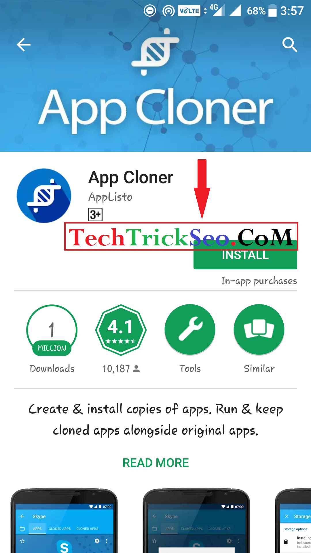 replacing original app with appcloner