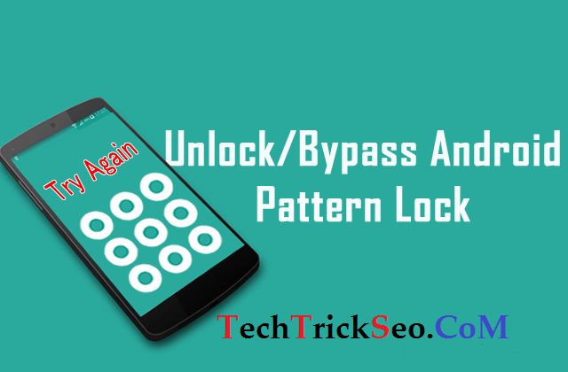 unlock pattern lock without gmail