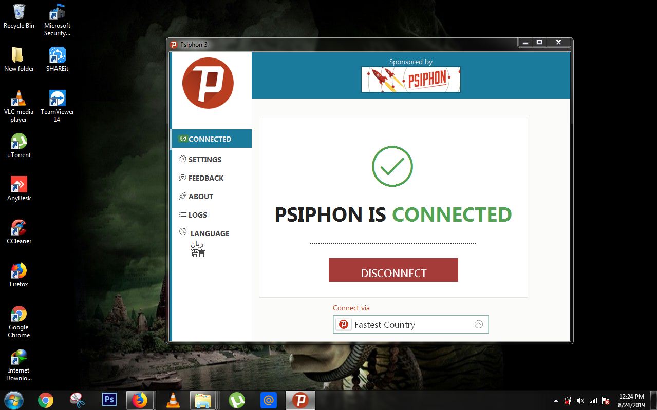 free Psiphon VPN 3.180