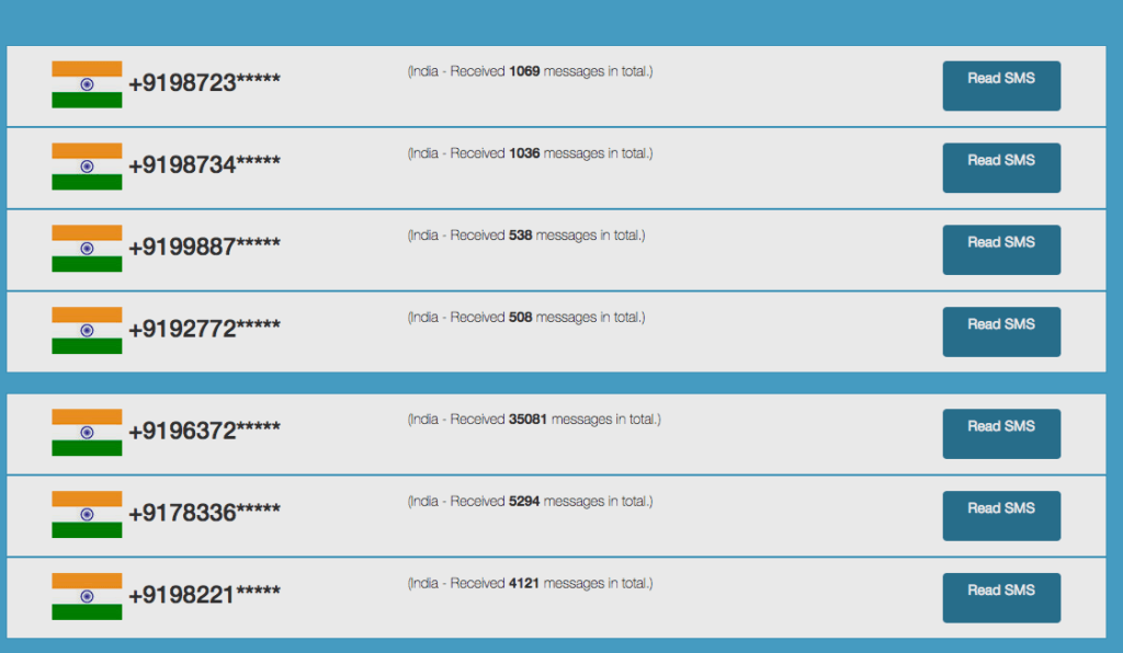 {100% Working} Indian Disposable Phone Numbers for Bypass ...