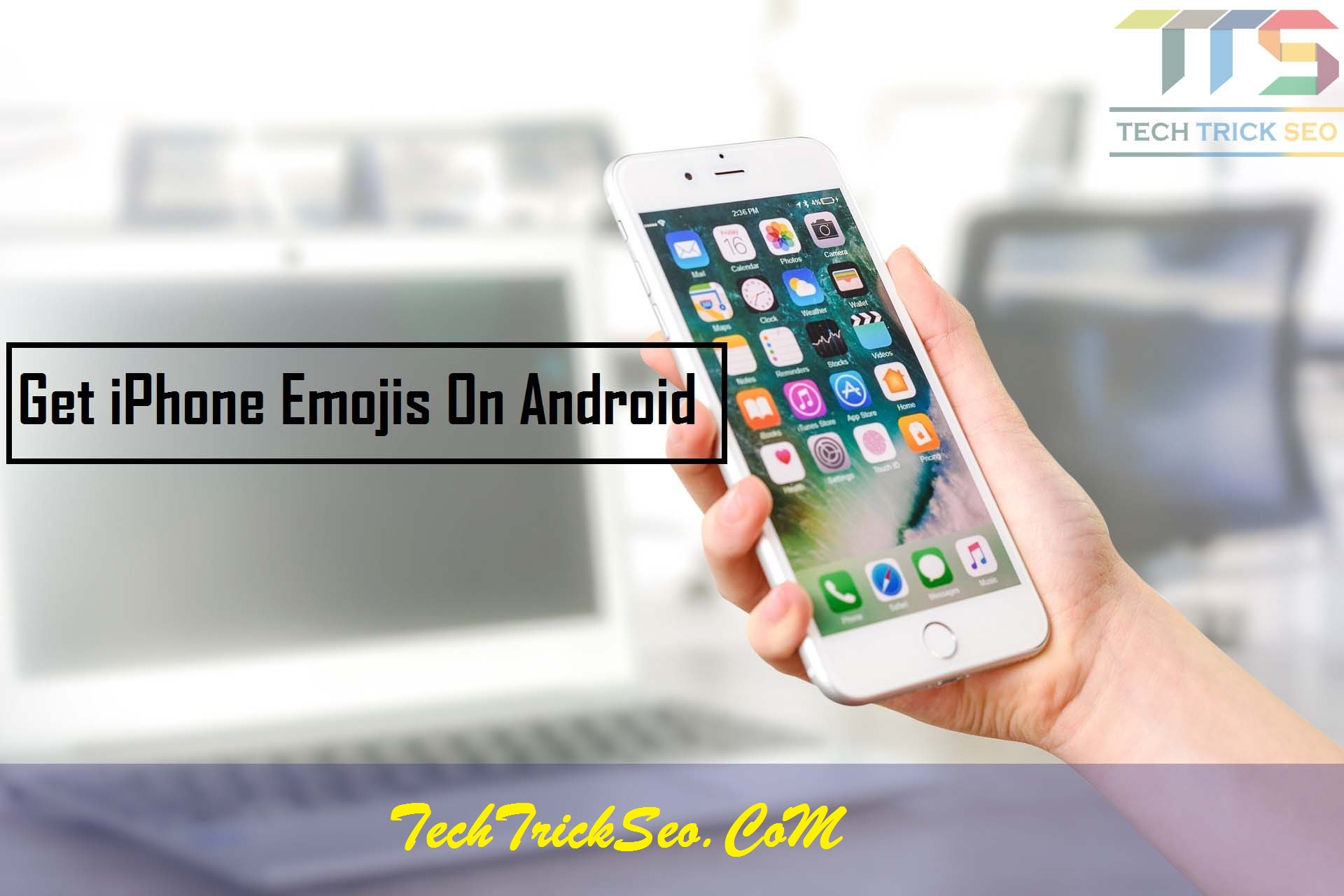 get apple emoji font on android
