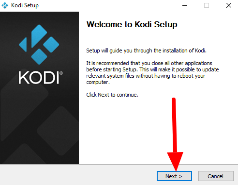install Kodi for Windows 10